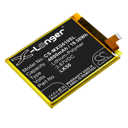 Replacement Battery for Motorola Moto G60s – Mobile, SmartPhone – 4800mAh / 3.87V