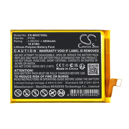 Replacement Battery for Motorola Moto G73 5G – Mobile, SmartPhone – 4850mAh / 3.89V