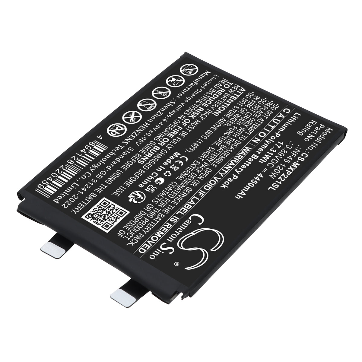 Replacement Battery for Motorola Edge 30 Ultra (120W) – Mobile, SmartPhone – 4450mAh / 3.89V