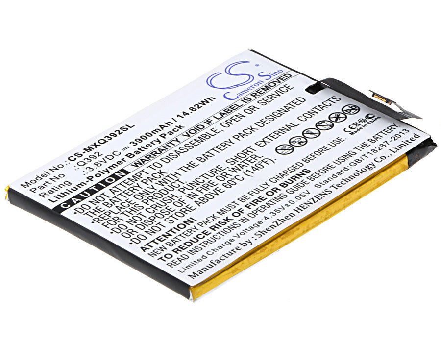 Replacement Battery for Micromax Q392 – Mobile, SmartPhone – 3900mAh / 3.8V - image 1