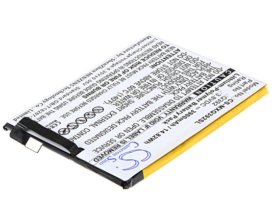 Replacement Battery for Micromax  Canvas Juice 3 – Mobile, SmartPhone – 3900mAh / 14.82Wh / 3.8V