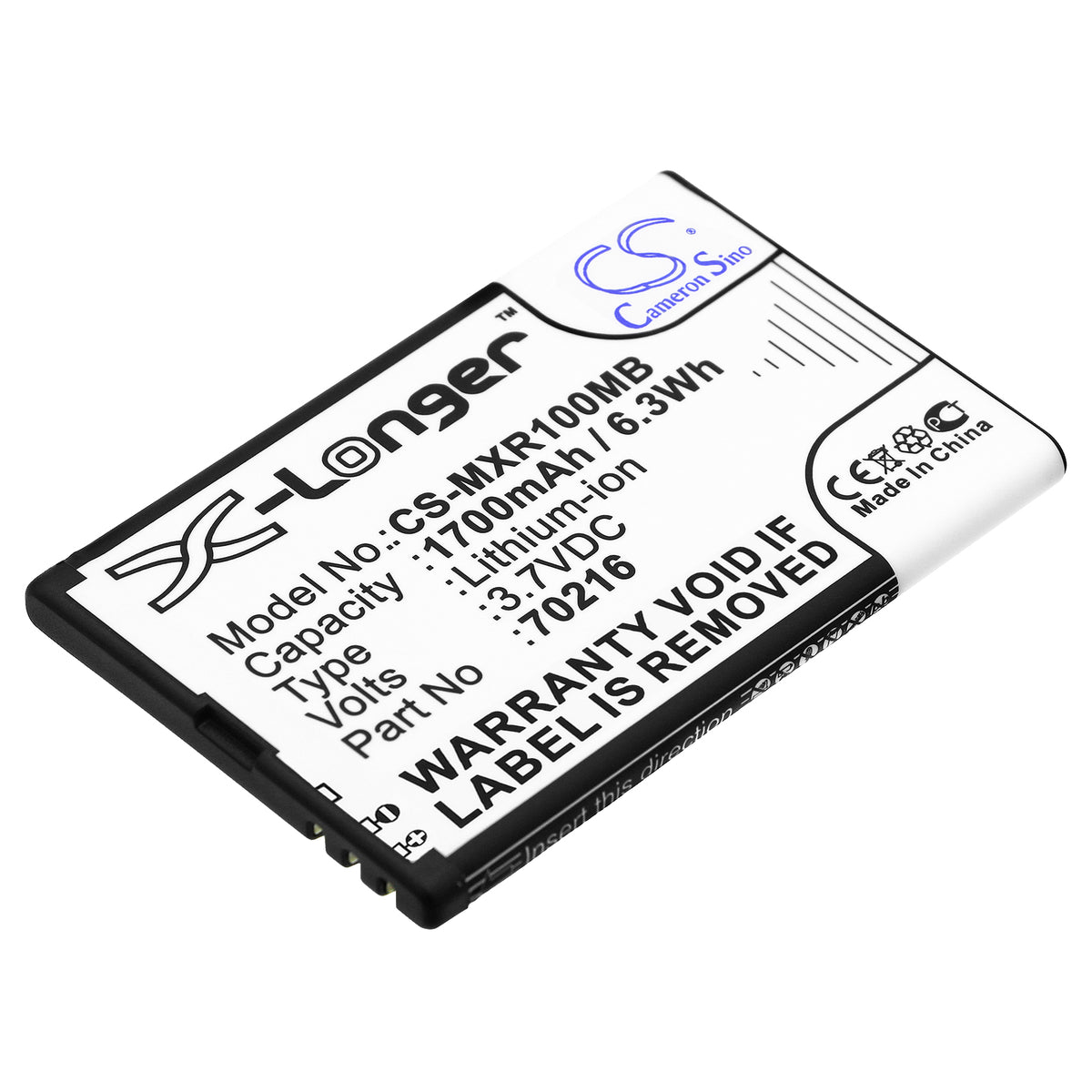Replacement Battery for – Electronic Magnifier – 1700mAh / 3.7V