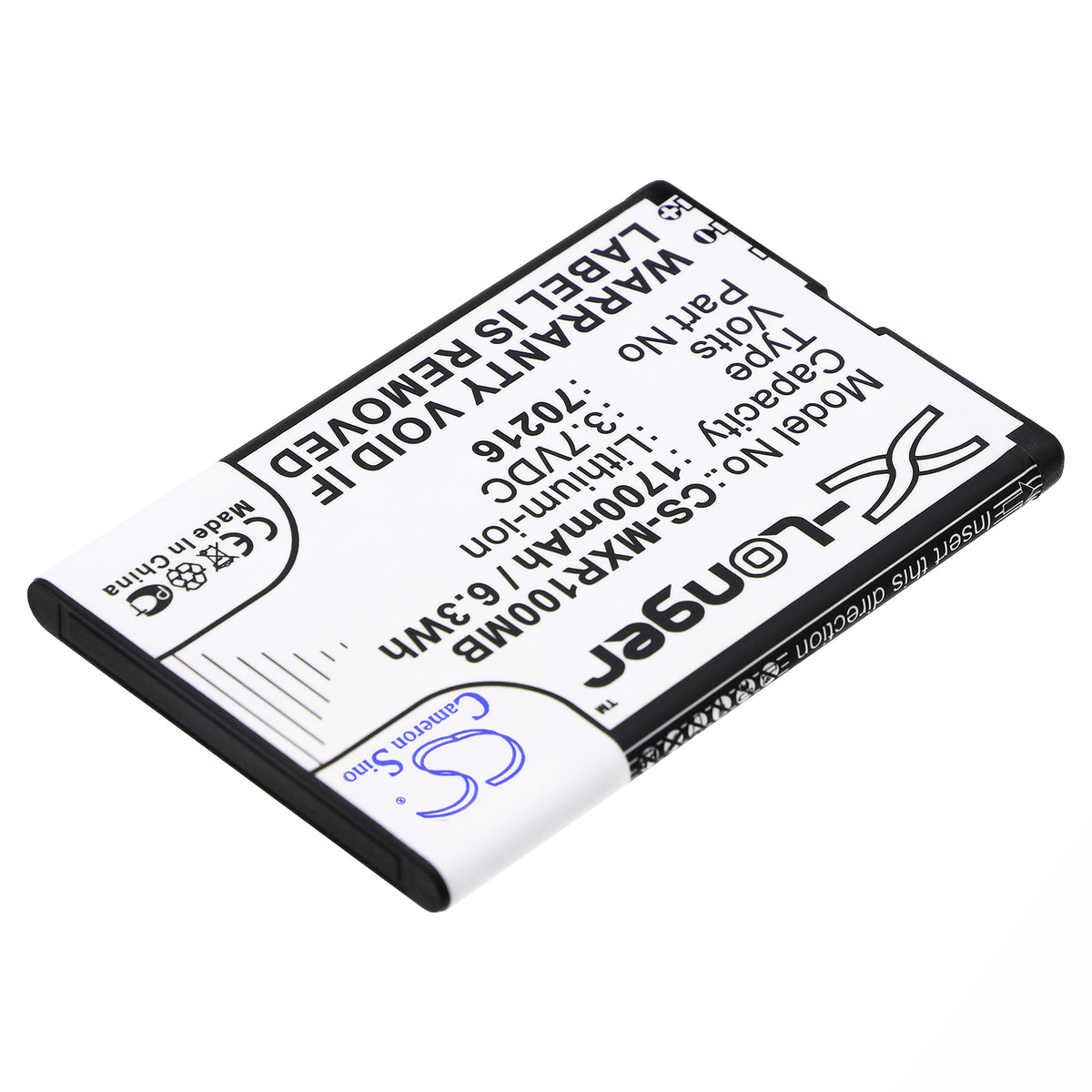 Replacement Battery for – Electronic Magnifier – 1700mAh / 3.7V