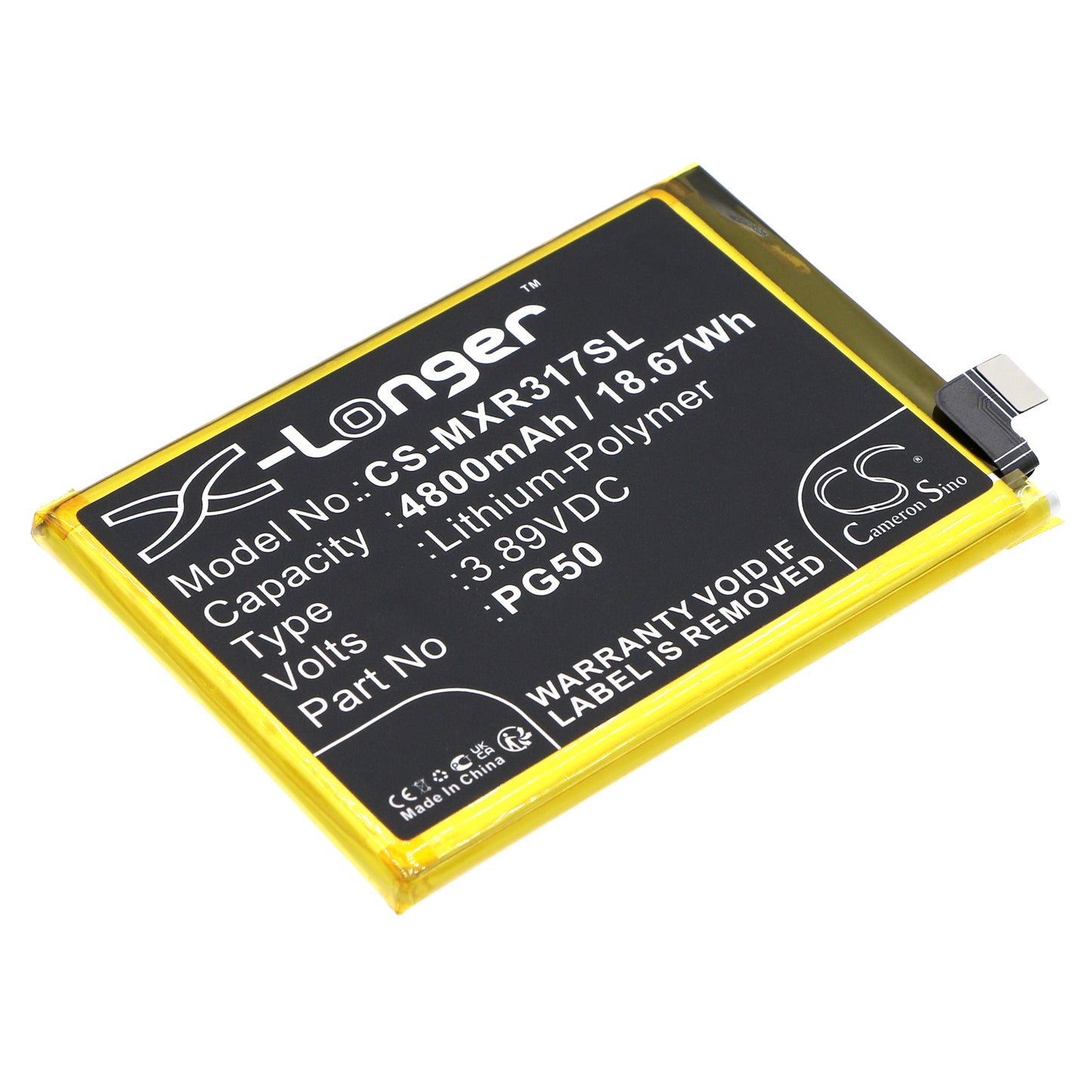 Replacement Battery for Motorola Moto G Stylus 2023 – Mobile, SmartPhone – 4800mAh / 3.89V - image 1