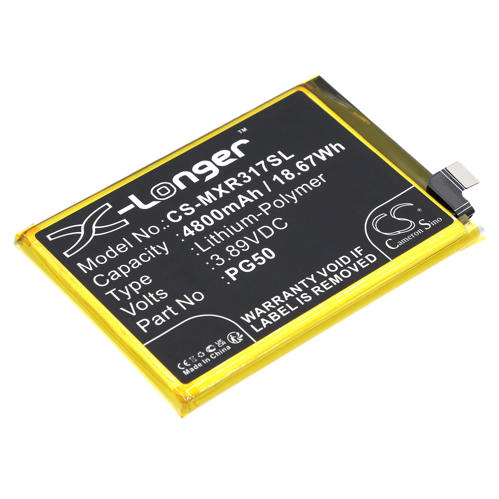 Replacement Battery for Motorola Moto G Stylus 2023 – Mobile, SmartPhone – 4800mAh / 3.89V - image 1