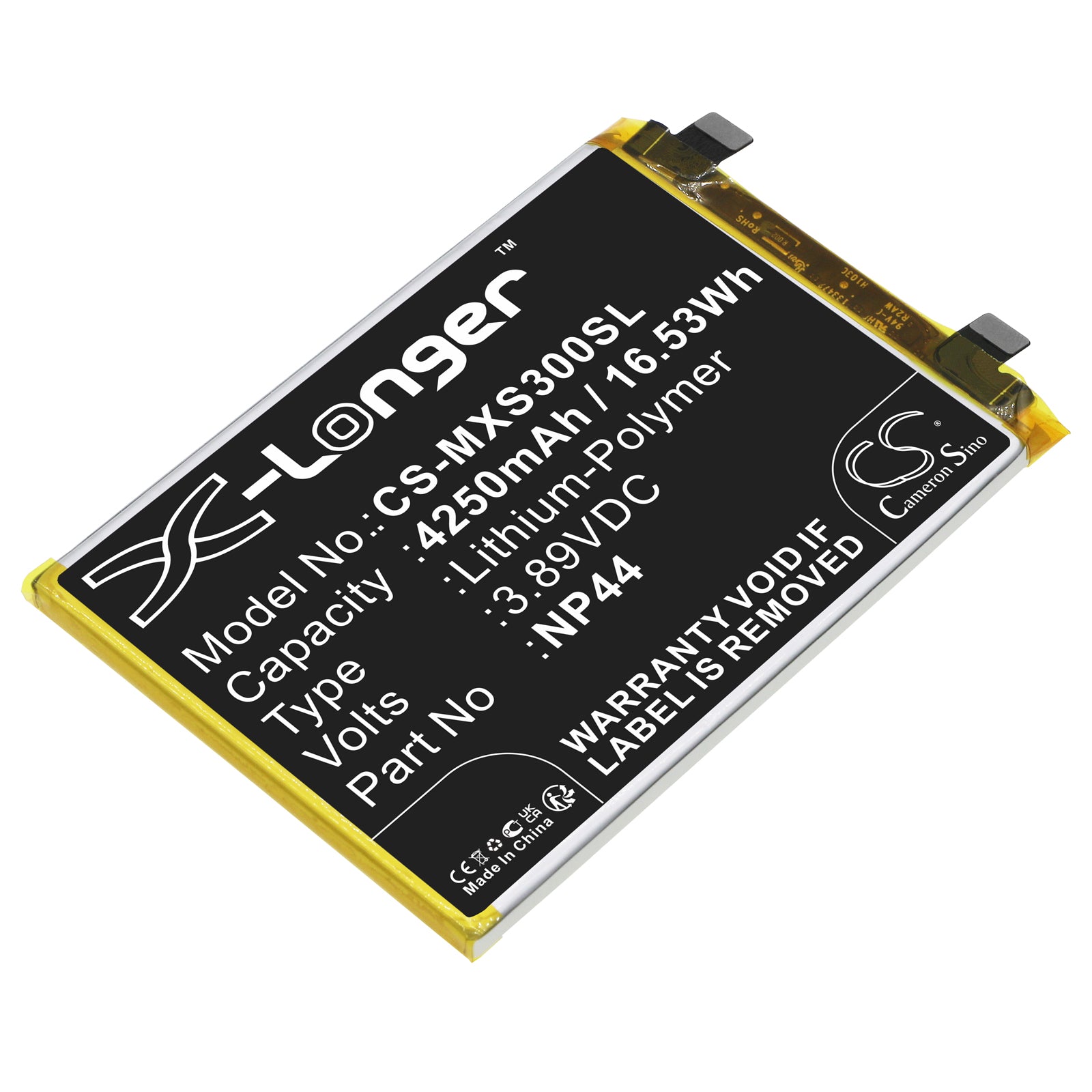 Replacement Battery for Motorola Moto S30 Pro – Mobile, SmartPhone – 4250mAh / 3.89V - image 1