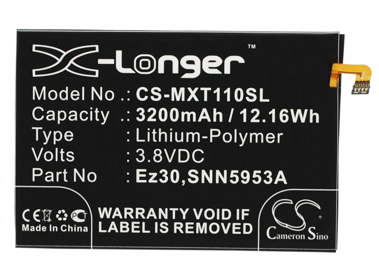 Replacement Battery for Motorola | Google Shamu – Mobile, SmartPhone – 3200mAh / 3.8V - image 1