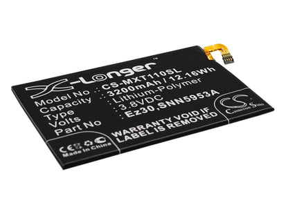 Replacement Battery for Motorola  Shamu – Mobile, SmartPhone – 3200mAh / 12.16Wh / 3.8V