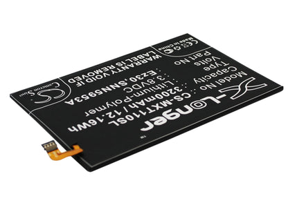 Replacement Battery for Google  Nexus 6 – Mobile, SmartPhone – 3200mAh / 12.16Wh / 3.8V