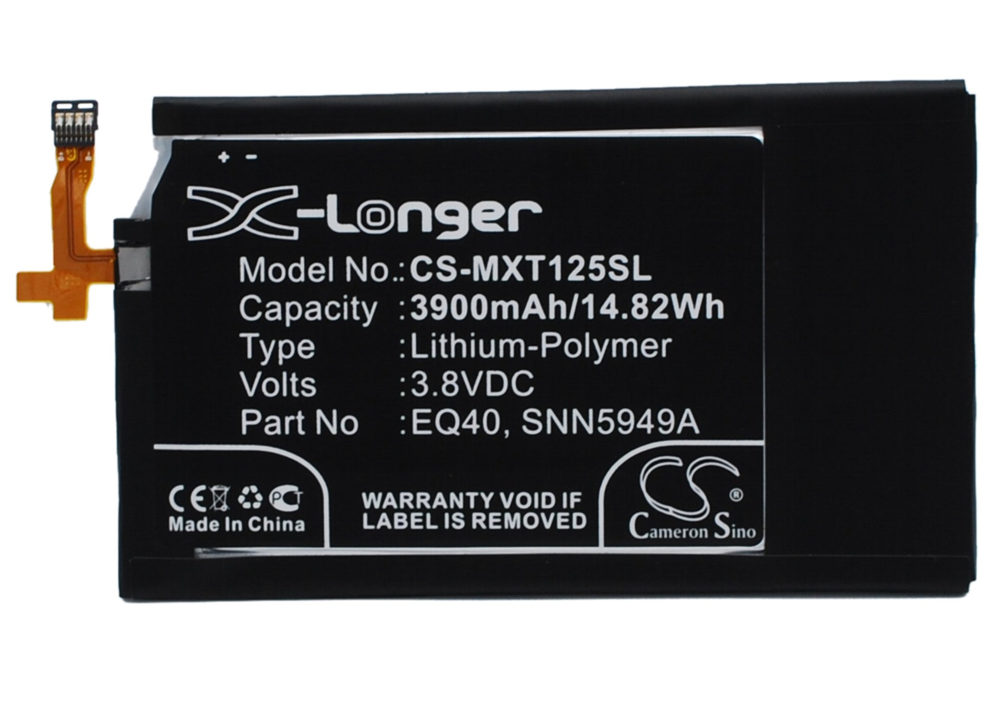 Replacement Battery for Motorola Droid Turbo – Mobile, SmartPhone – 3900mAh / 3.8V - image 1