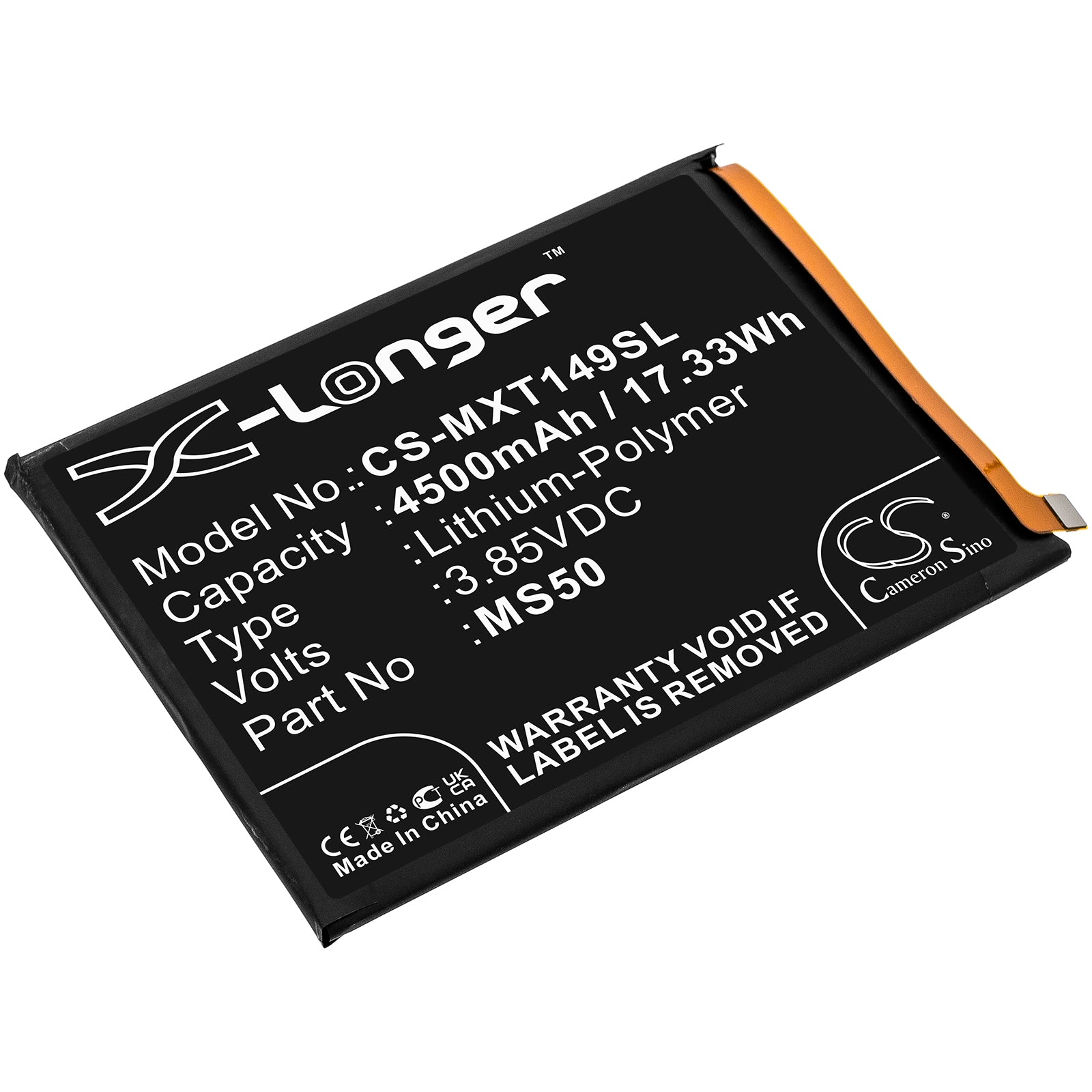 Replacement Battery for Motorola Moto G50 5G – Mobile, SmartPhone – 4500mAh / 3.85V - image 1