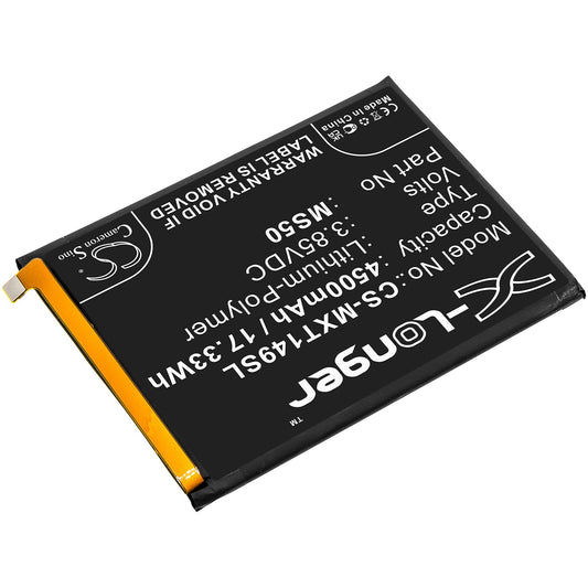 Replacement Battery for Motorola  Moto G50 5G – Mobile, SmartPhone – 4500mAh / 17.33Wh / 3.85V