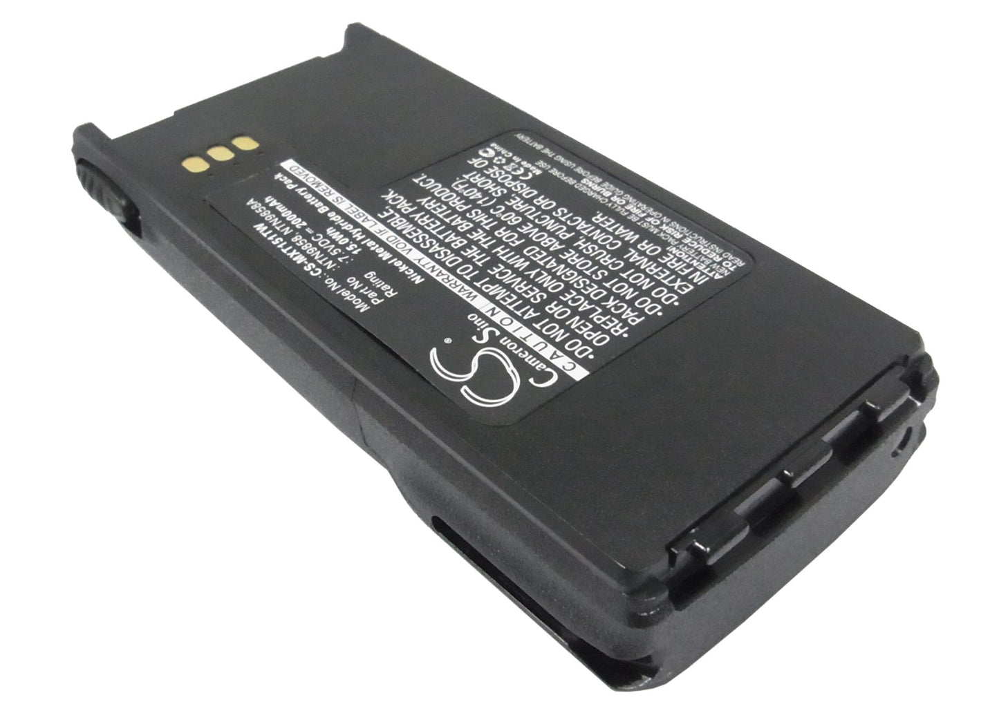 Replacement Battery for Motorola  MT1500 – Two-Way Radio – 2000mAh / 15.00Wh / 7.5V