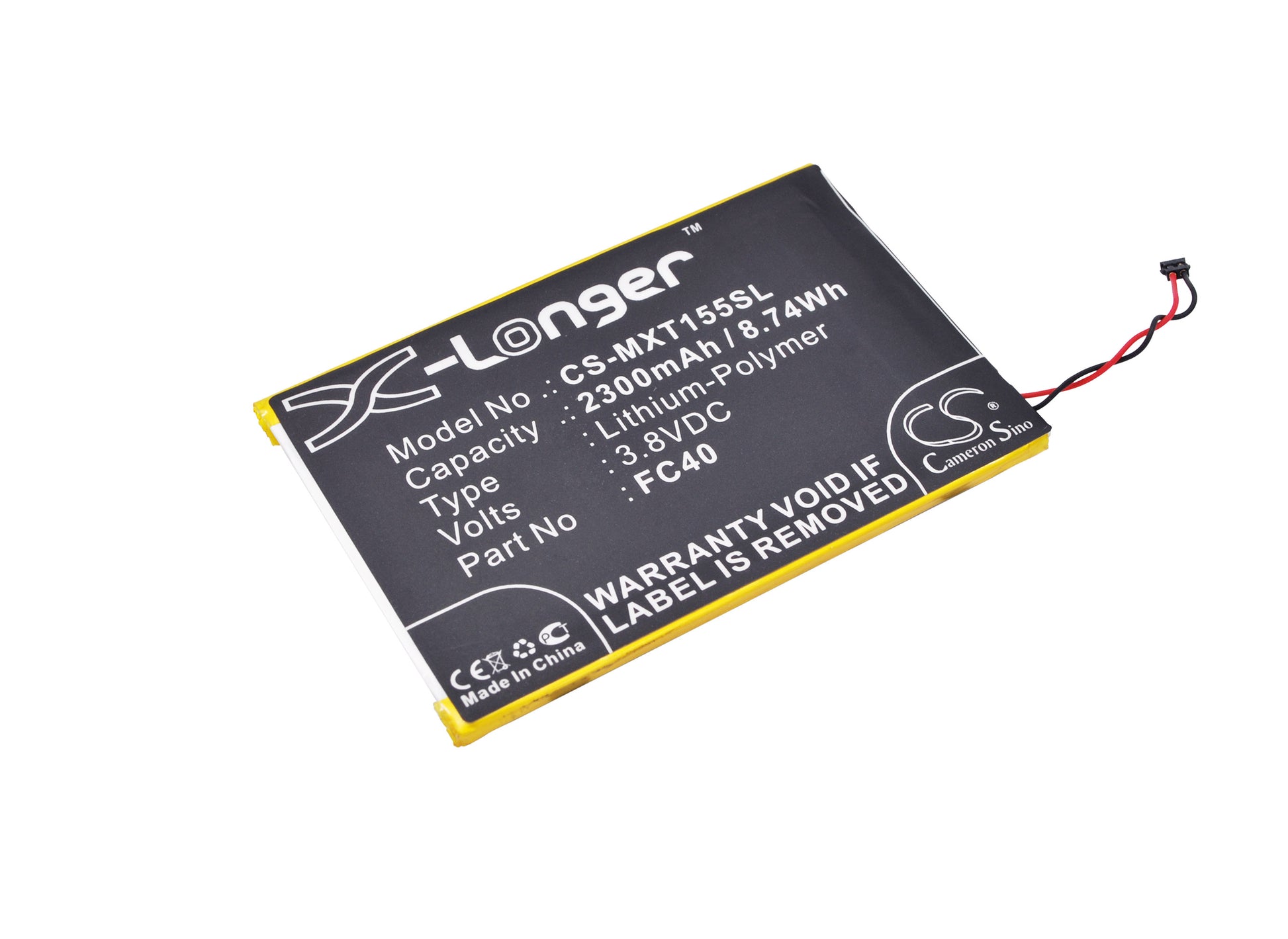 Replacement Battery for Motorola Moto G 3rd gen – Mobile, SmartPhone – 2300mAh / 3.8V - image 1