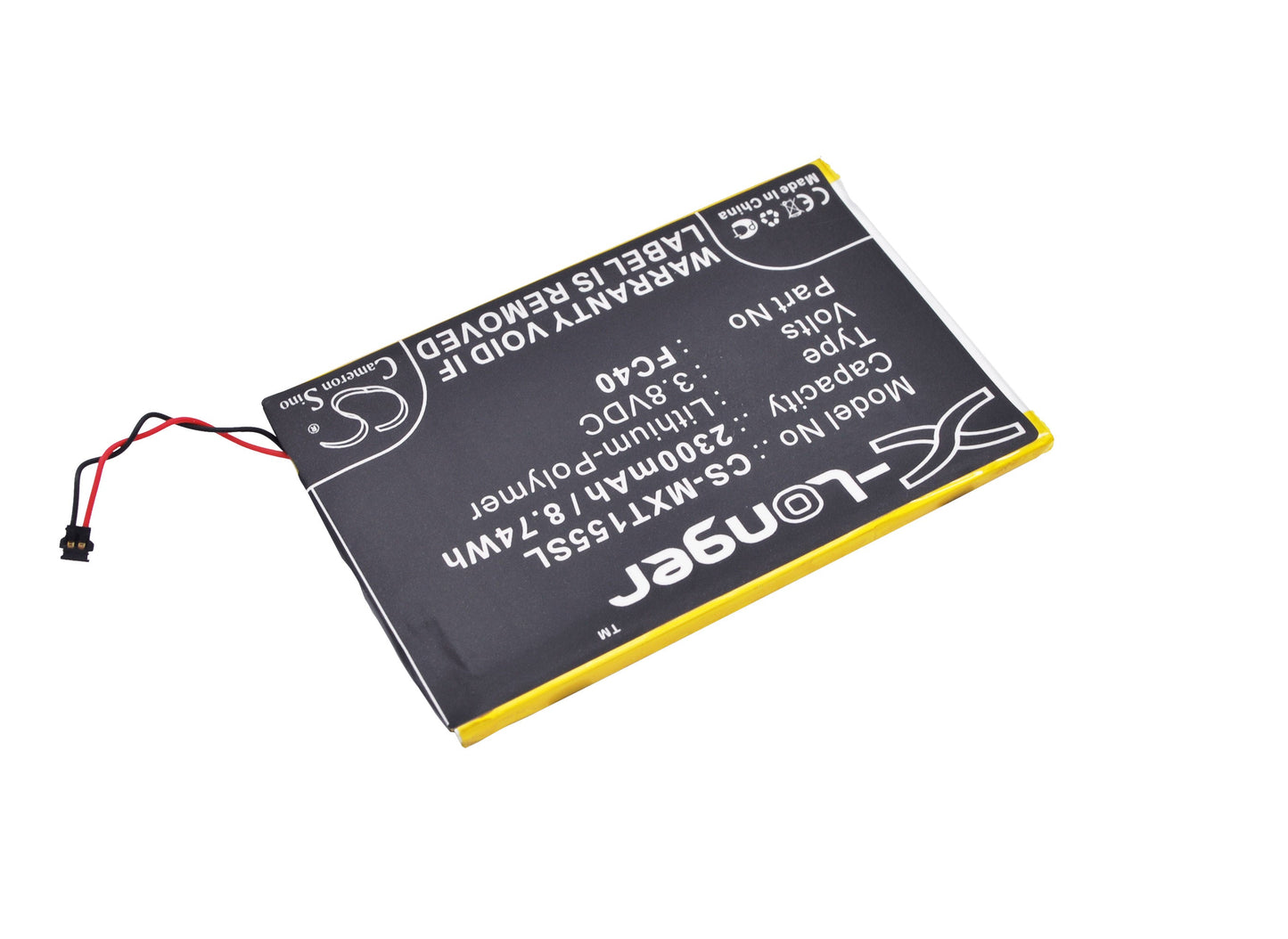 Replacement Battery for Motorola  Moto G 2015 – Mobile, SmartPhone – 2300mAh / 8.74Wh / 3.8V