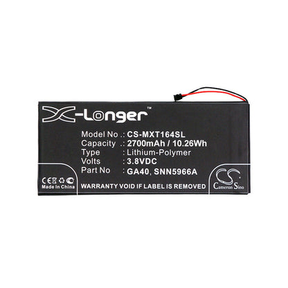 Replacement Battery for Motorola  Moto G4 – Mobile, SmartPhone – 2700mAh / 10.26Wh / 3.8V