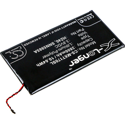 Replacement Battery for Motorola  Moto Z2 Play – Mobile, SmartPhone – 2800mAh / 10.64Wh / 3.8V