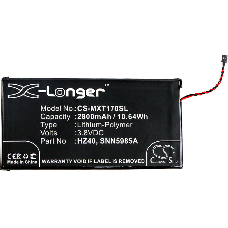 Replacement Battery for Motorola  Moto Z2 Play – Mobile, SmartPhone – 2800mAh / 10.64Wh / 3.8V