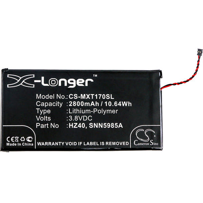 Replacement Battery for Motorola  Moto Z2 Play – Mobile, SmartPhone – 2800mAh / 10.64Wh / 3.8V