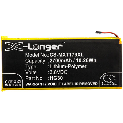 Replacement Battery for Motorola  Moto G5S – Mobile, SmartPhone – 2700mAh / 10.26Wh / 3.8V