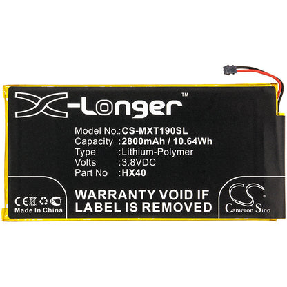 Replacement Battery for Motorola  Moto X4 – Mobile, SmartPhone – 2800mAh / 10.64Wh / 3.8V