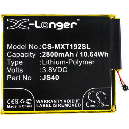 Replacement Battery for Motorola  Moto Z3 – Mobile, SmartPhone – 2800mAh / 10.64Wh / 3.8V