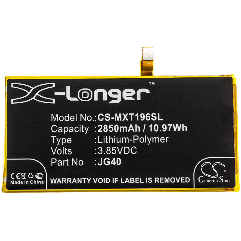 Replacement Battery for Motorola  Moto G7 Plus – Mobile, SmartPhone – 2850mAh / 10.97Wh / 3.85V