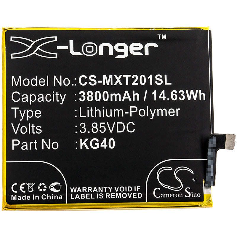 Replacement Battery for Motorola  G8 Play – Mobile, SmartPhone – 3800mAh / 14.63Wh / 3.85V