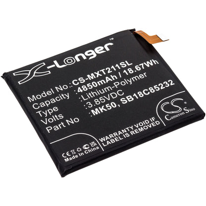 Replacement Battery for Motorola Moto One 5G Ace – Mobile, SmartPhone – 4850mAh / 3.85V - image 1