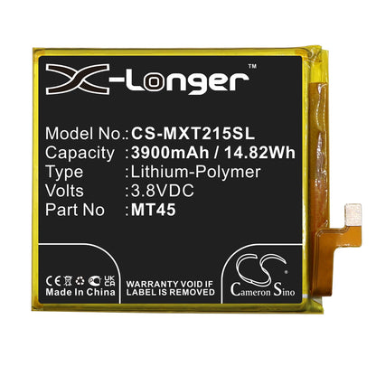 Replacement Battery for Motorola  Edge 20 Pro – Mobile, SmartPhone – 3900mAh / 14.82Wh / 3.8V