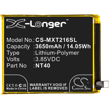Replacement Battery for Motorola Moto G Pure – Mobile, SmartPhone – 3650mAh / 3.85V