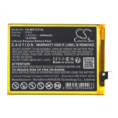Replacement Battery for Motorola Moto G Power 5G – Mobile, SmartPhone – 4850mAh / 3.89V