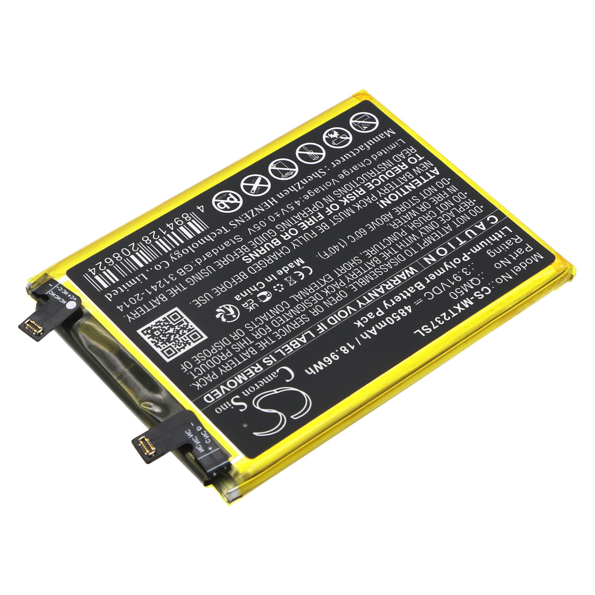 Replacement Battery for Motorola EDGE 40 NEO – Mobile, SmartPhone – 4850mAh / 3.91V