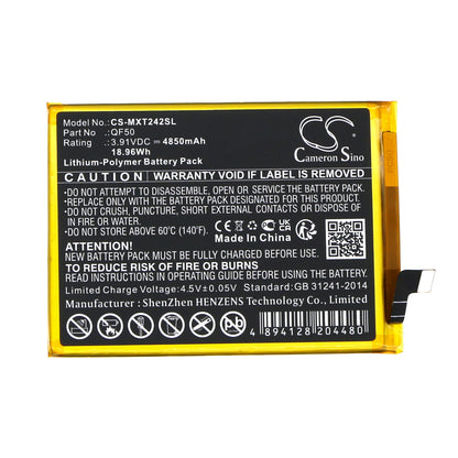 Replacement Battery for Motorola Moto G04 – Mobile, SmartPhone – 4850mAh / 3.91V