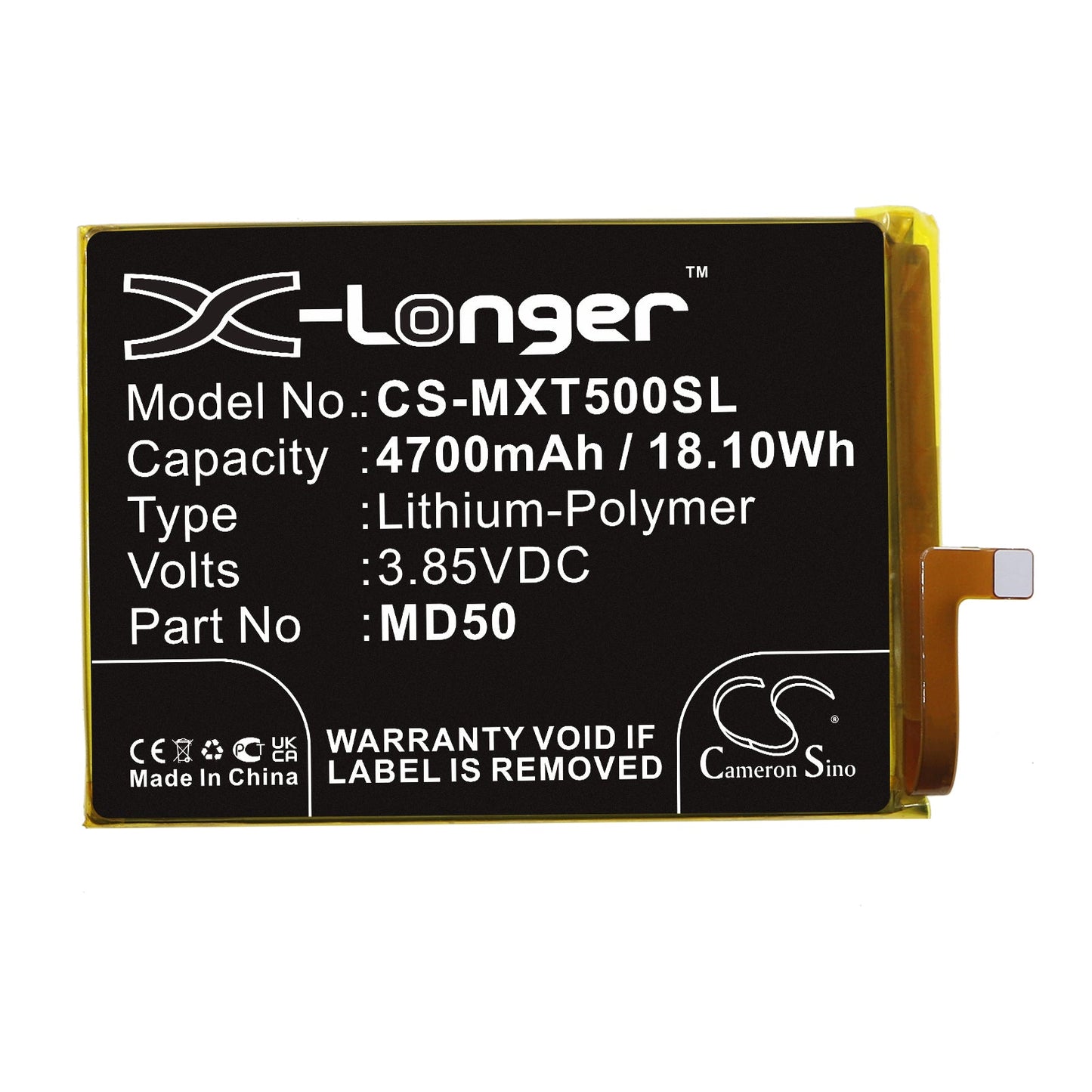 Replacement Battery for Motorola  Moto G Stylus 5G 2021 – Mobile, SmartPhone – 4700mAh / 18.10Wh / 3.85V