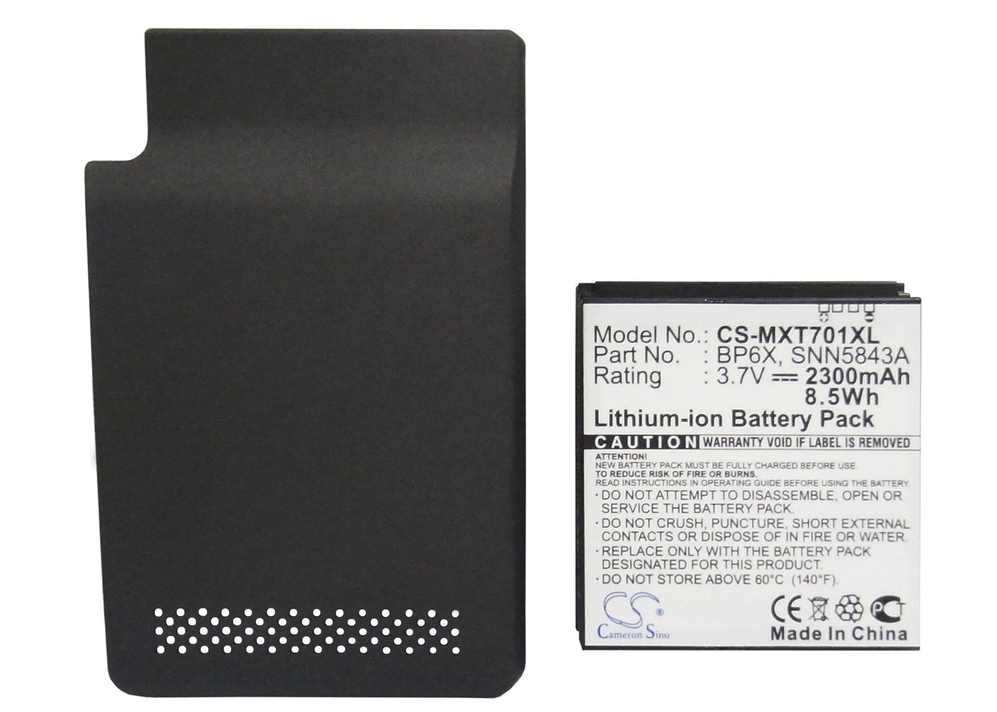 Replacement Battery for Motorola  XT701 – Mobile, SmartPhone – 2300mAh/8.51Wh / 3.7V