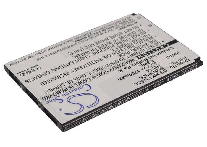 Replacement Battery for Motorola  Atrix 2 – Mobile, SmartPhone – 1700mAh/6.29Wh / 3.7V
