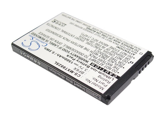 Replacement Battery for Motorola  Domino + – Mobile, SmartPhone – 1500mAh / 3.7V