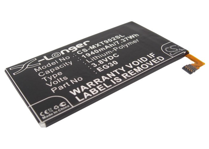 Replacement Battery for Motorola RAZR I – Mobile, SmartPhone – 1940mAh / 3.8V - image 1