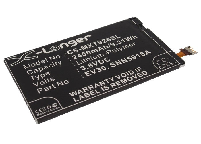 Replacement Battery for Motorola | Verizon XT925 – Mobile, SmartPhone – 2450mAh / 3.8V - image 1