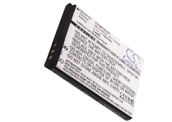 Replacement Battery for Sagem  226 – Mobile, SmartPhone – 750mAh/2.8Wh / 3.7V