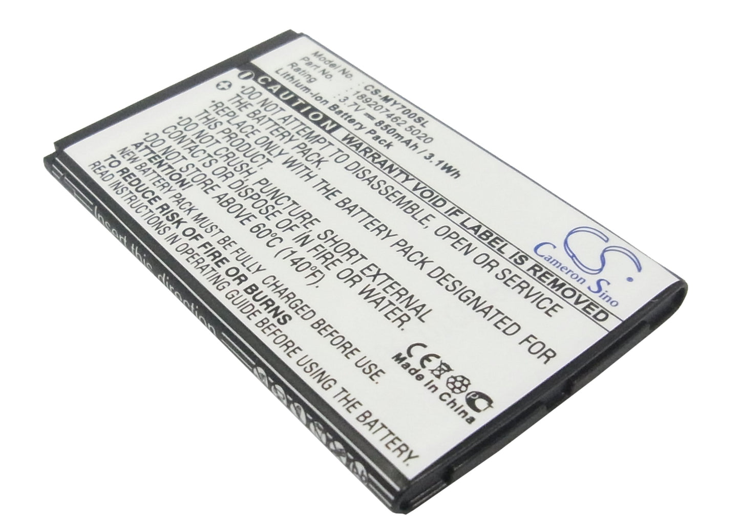 Replacement Battery for Sagem MY700X – Mobile, SmartPhone – 850mAh / 3.7V - image 1