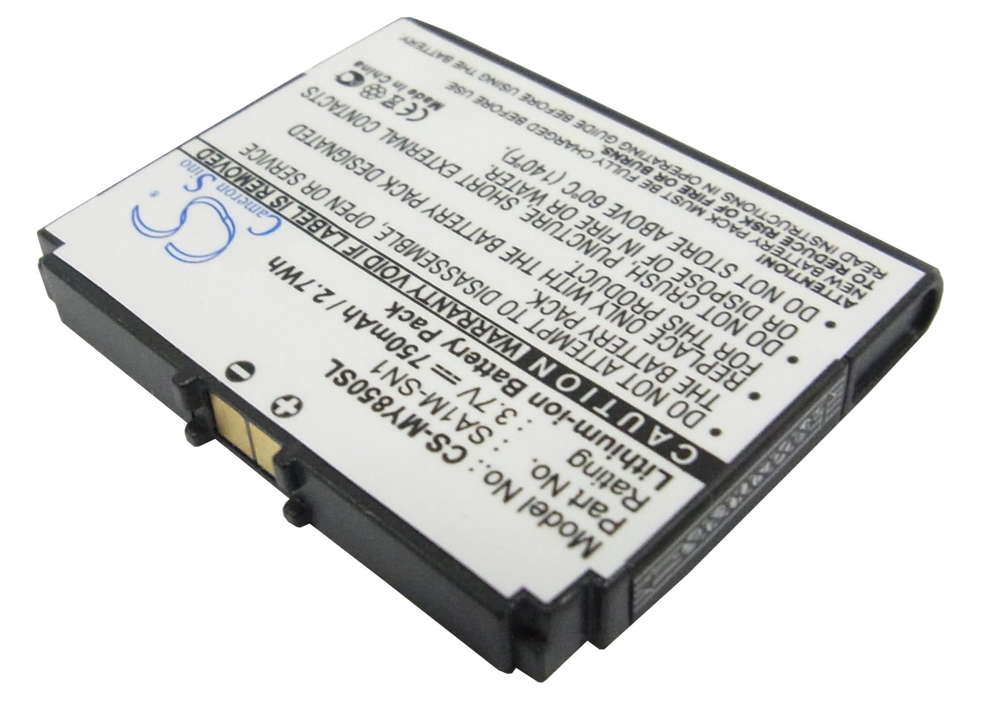 Replacement Battery for Sagem MY850 – Mobile, SmartPhone – 750mAh / 3.7V - image 2