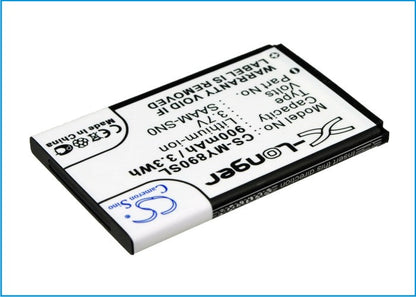 Replacement Battery for KDDI  T618 – Mobile, SmartPhone – 900mAh / 3.33Wh / 3.7V