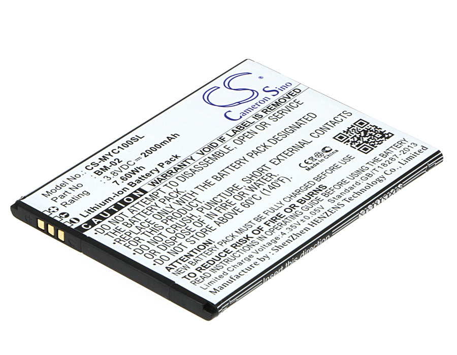 Replacement Battery for MyPhone Cube – Mobile, SmartPhone – 2000mAh / 3.8V - image 1