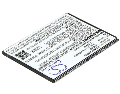 Replacement Battery for MyPhone  Cube – Mobile, SmartPhone – 2000mAh / 7.60Wh / 3.8V