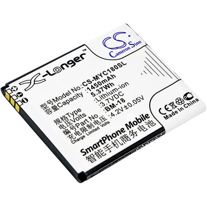 Replacement Battery for MyPhone C-Smart III – Mobile, SmartPhone – 1450mAh / 3.7V - image 1