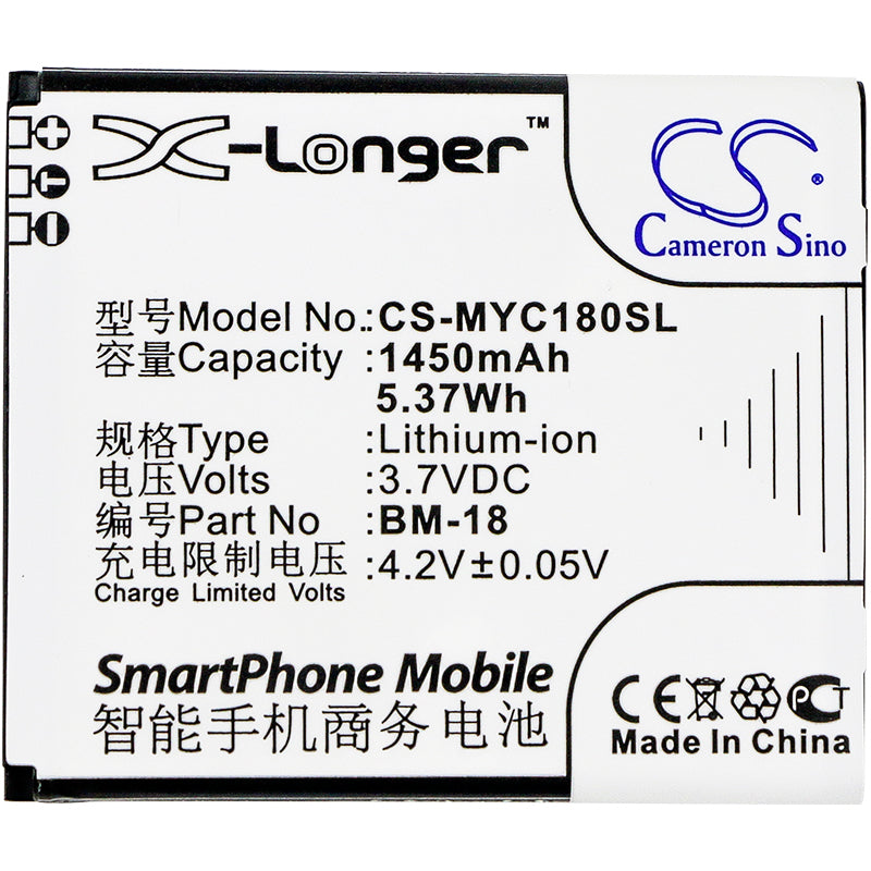 Replacement Battery for MyPhone C-Smart III – Mobile, SmartPhone – 1450mAh / 3.7V - image 3
