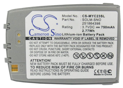 Replacement Battery for Sagem MYC2-3 – Mobile, SmartPhone – 750mAh / 3.7V - image 5