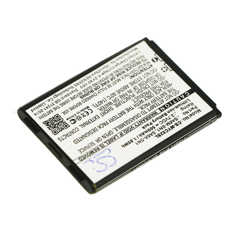Replacement Battery for Sagem  MYC5 – Mobile, SmartPhone – 500mAh / 1.85Wh / 3.7V